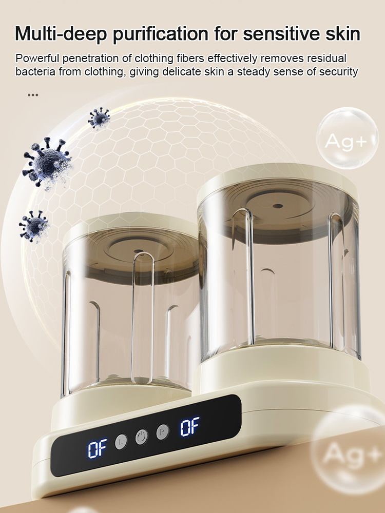 Dual-Tub Mini Washer for Intimates ❤ Wireless Sterilization & No Installation