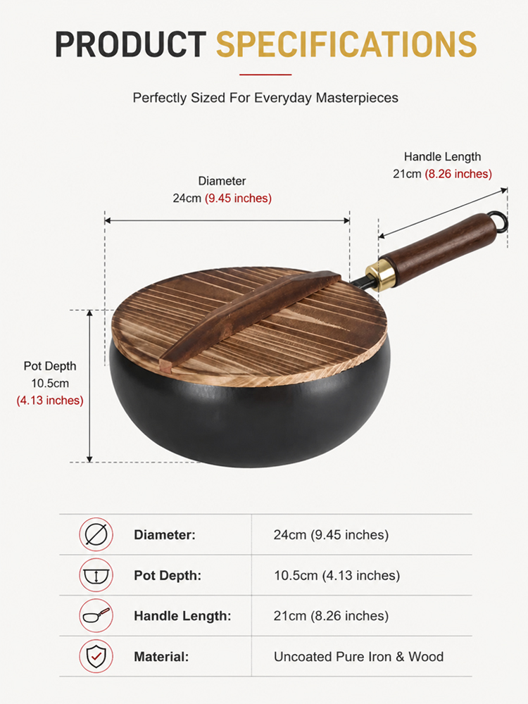 🍳【 LIMITED TIME: Buy 1 Get 1 50% OFF! 】👉 3.5L All-in-One Non-Stick Pot | Zero Cleanup Family Cooker
