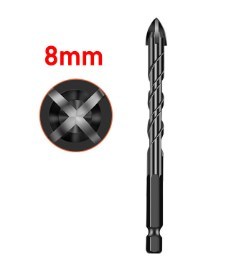 【Full Refund if Not Penetrating】Tungsten Steel Cross Drill Bit Set ❤️ Penetrates Walls/Glass/Ceramics/Stainless Steel in 1 Second