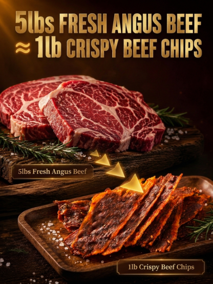 【 TODAY ONLY: $8/Large Bag!】🥩【 TODAY ONLY: Buy 1 Get 1 Free!】👉 Premium 100% Grass-Fed Crispy Beef Bites | 2-Ingredient High-Protein Snack