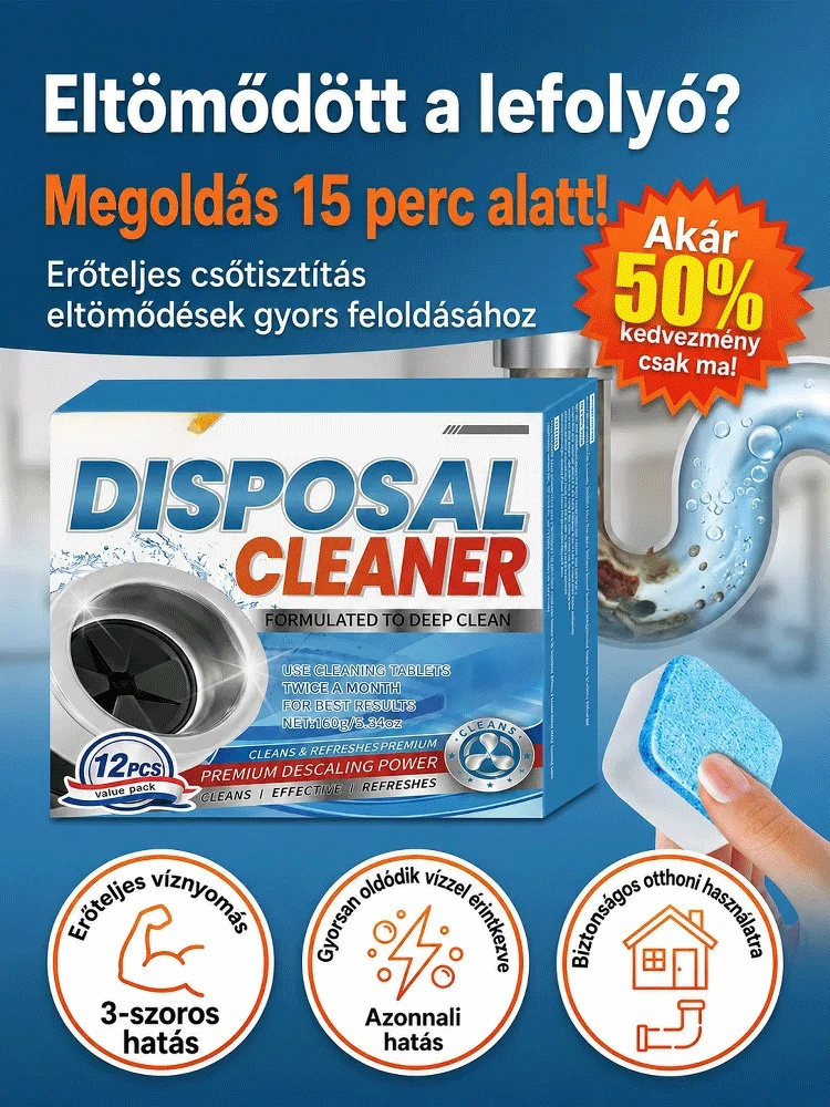  [Szag és szennyeződés eltávolítása] Mosógép mélytisztító tabletta