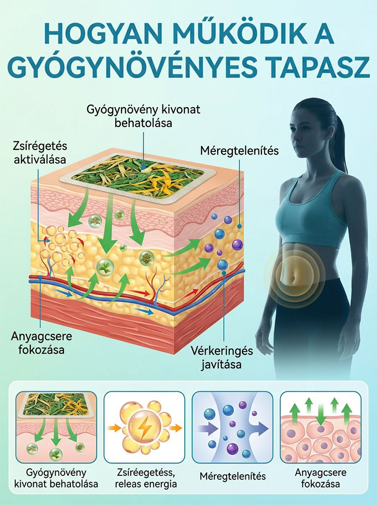 Gyógynövényes Haslapító Tapasz