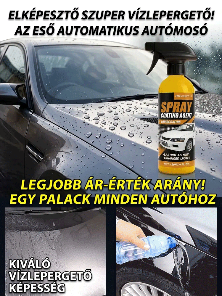 Régi autóból új autó - Amerikai importált autóbevonat spray