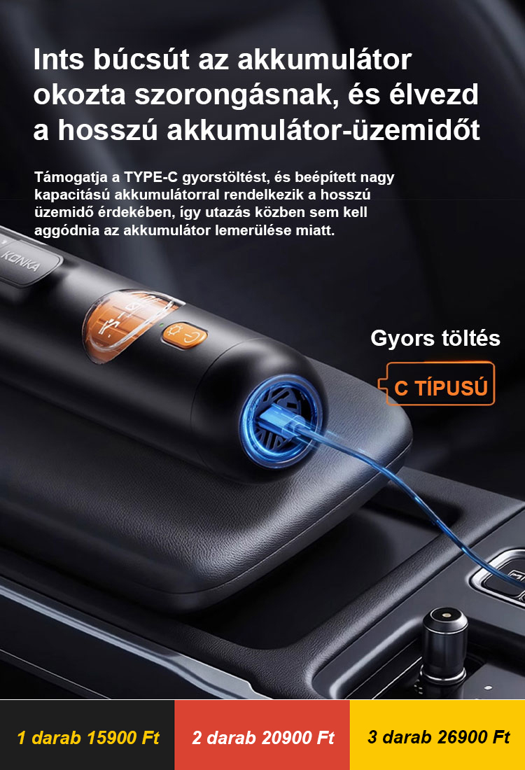 Öt az egyben intelligens kézi porszívó