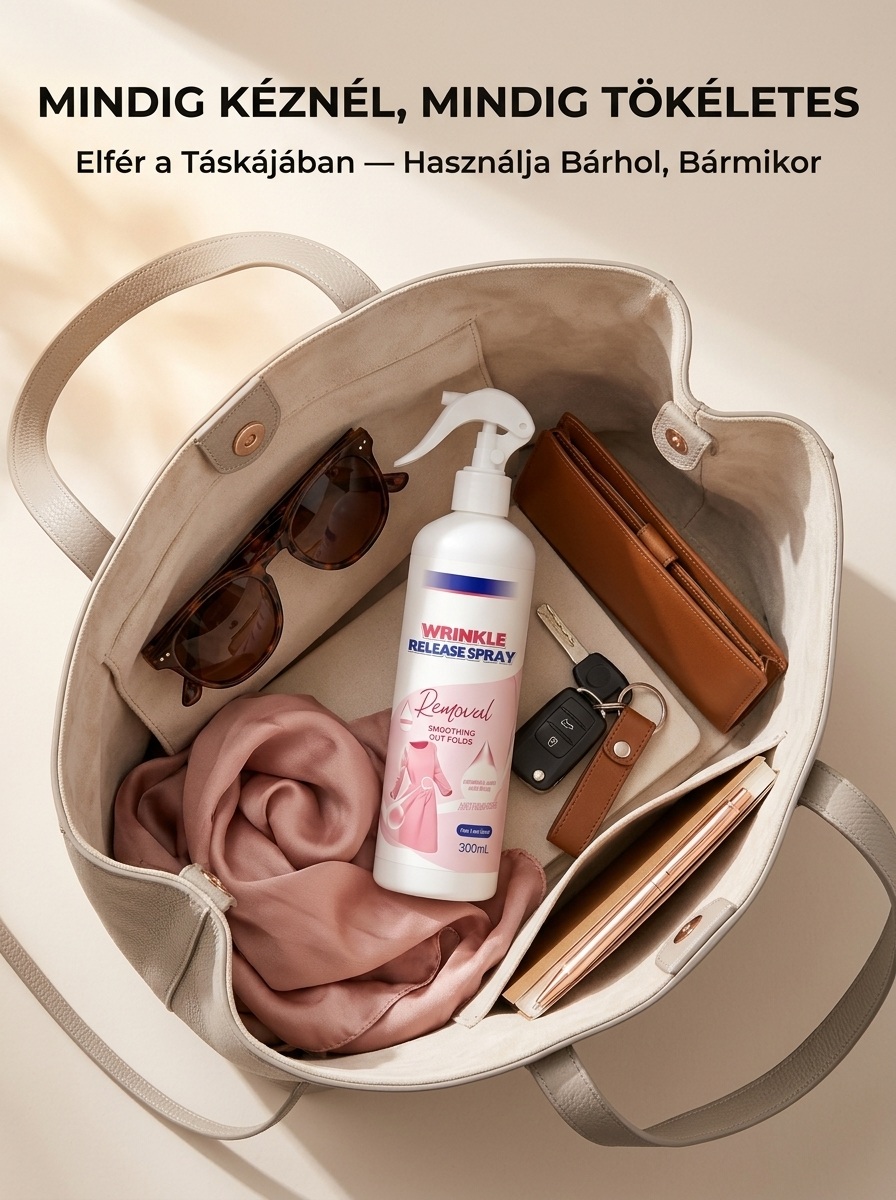 [30 másodperces gyors ránctalanítás] Ruharánc-eltávolító spray