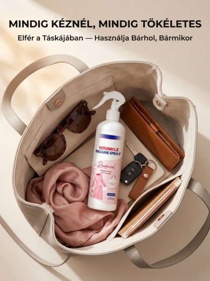 [30 másodperces gyors ránctalanítás] Ruharánc-eltávolító spray