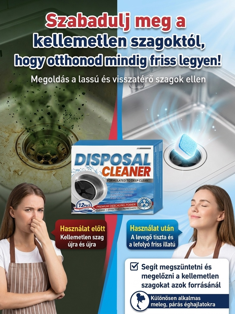  [Szag és szennyeződés eltávolítása] Mosógép mélytisztító tabletta