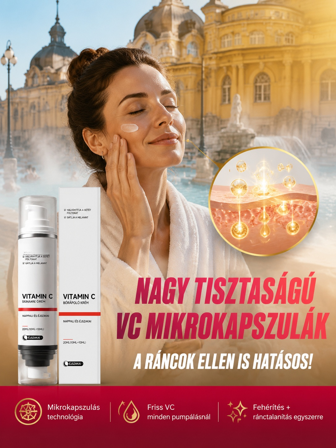 🚀 -50% AKCIÓ! Prémium Bőrvilágosító és Folythalványító Krém | Teljes Testre