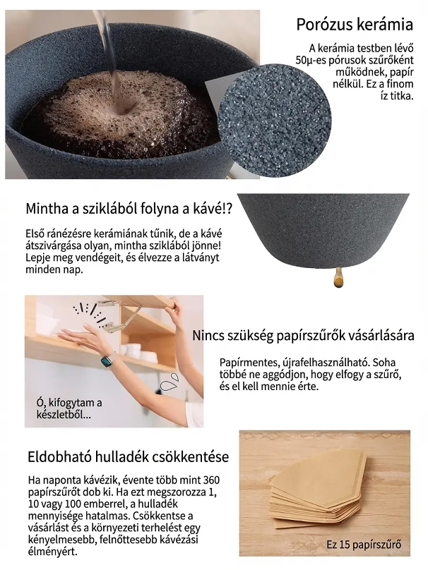 【Teaszűrő a tea mestereinek ajánlásával】Prémium, lyuk nélküli szűrő