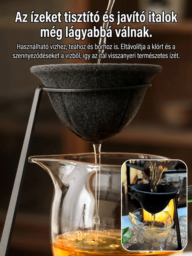 【Teaszűrő a tea mestereinek ajánlásával】Prémium, lyuk nélküli szűrő