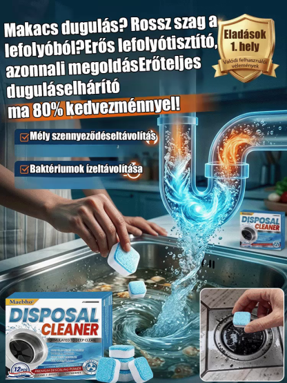  [Szag és szennyeződés eltávolítása] Mosógép mélytisztító tabletta