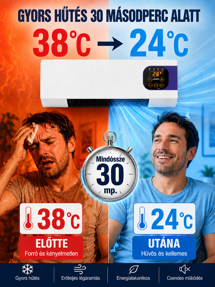 Fali melegítő és hűtő légkondicionáló