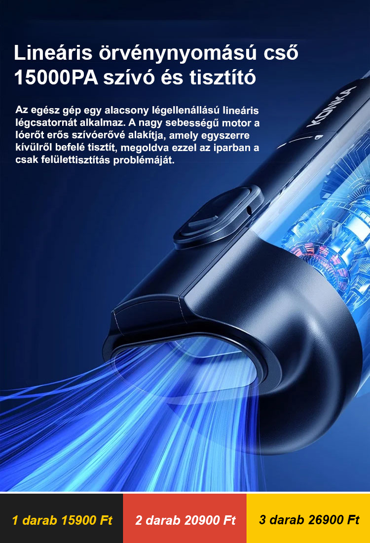 Öt az egyben intelligens kézi porszívó