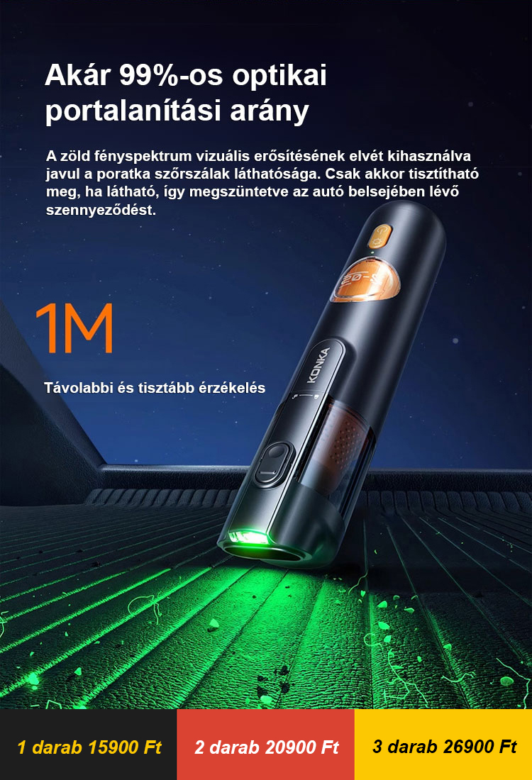 Öt az egyben intelligens kézi porszívó