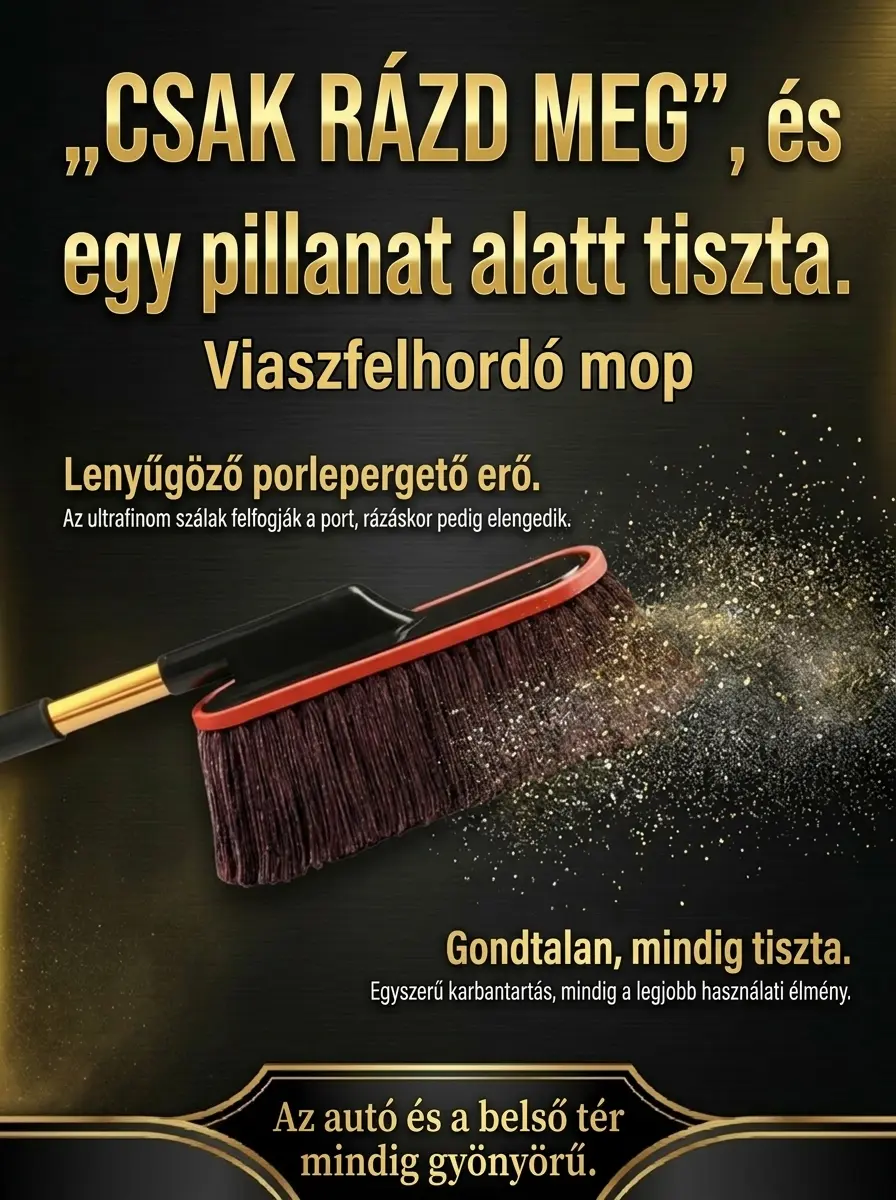 【30 másodperc alatt teljes autóviaszolás】Viasszal ellátott teleszkópos poroló készlet