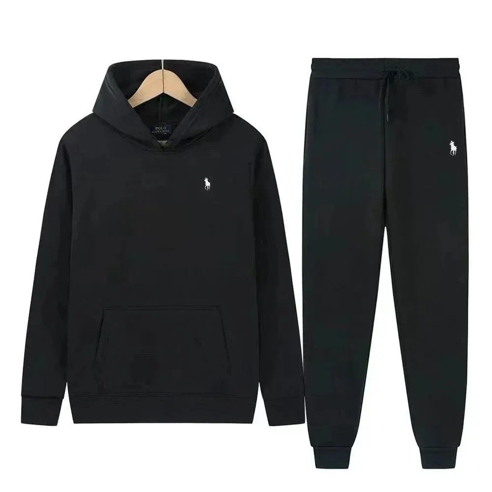 Casual hooded jacket set