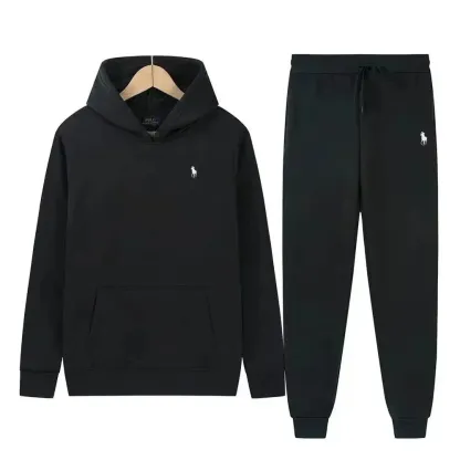 Casual hooded jacket set