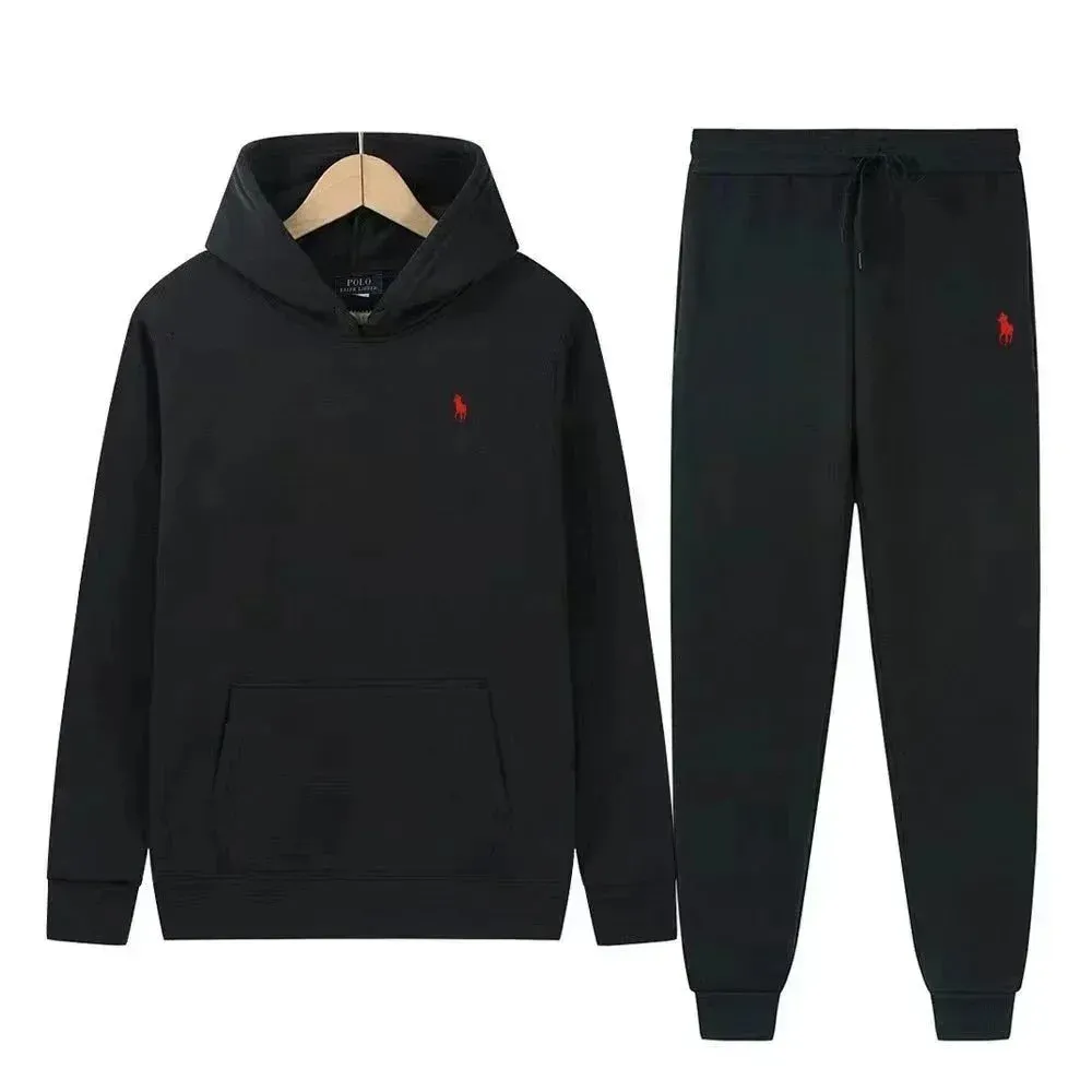 Casual hooded jacket set