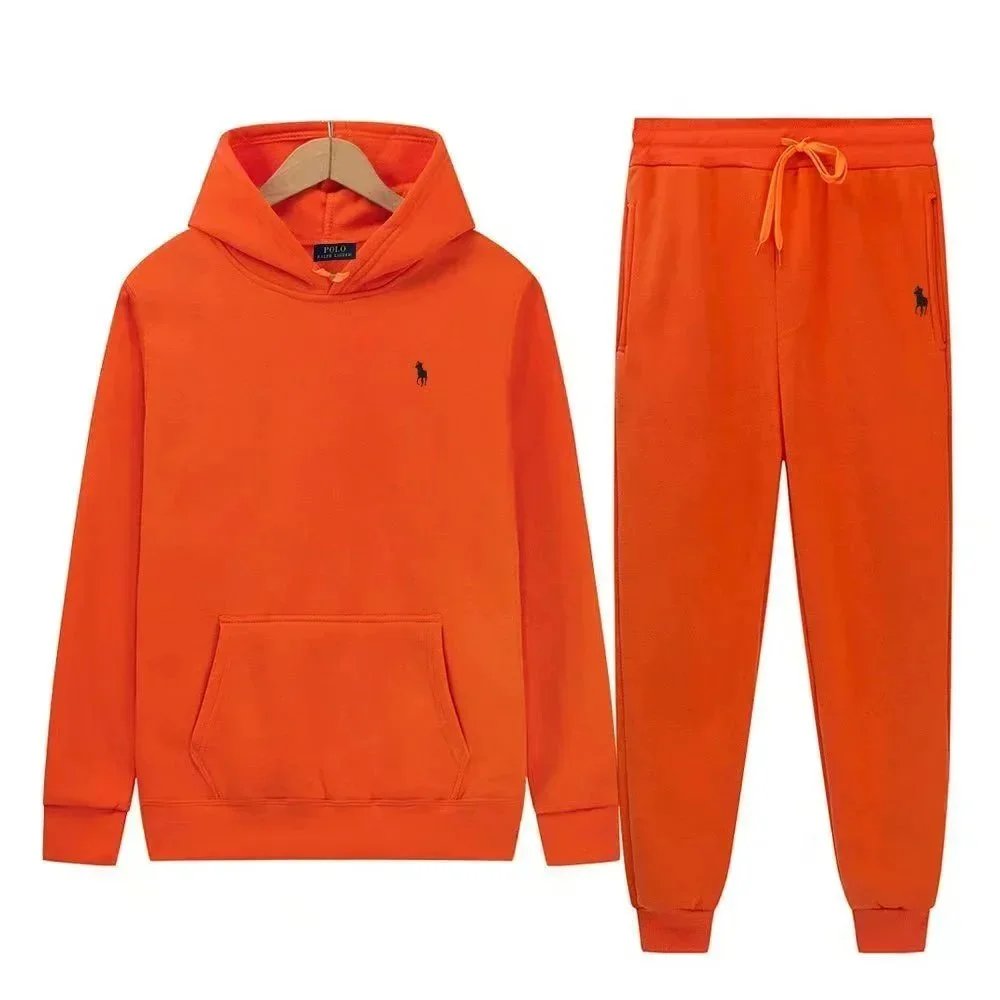 Casual hooded jacket set