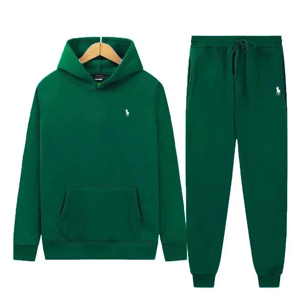 Casual hooded jacket set