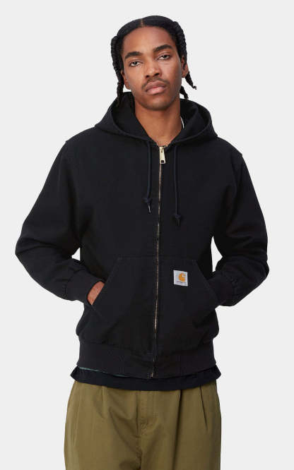 WIP Active Jacket Dearborn Canvas Black Aged Canvas