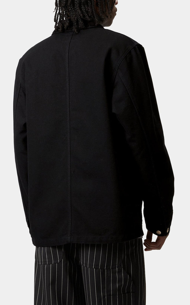 WIP Michigan Coat Dearborn Canvas Rinsed Black/Black