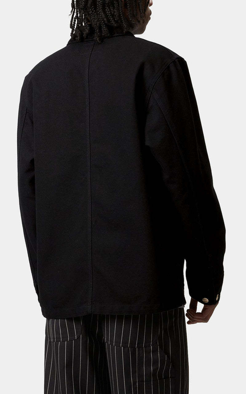 WIP Michigan Coat Dearborn Canvas Rinsed Black/Black