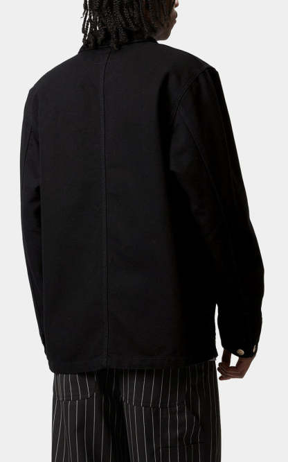 WIP Michigan Coat Dearborn Canvas Rinsed Black/Black