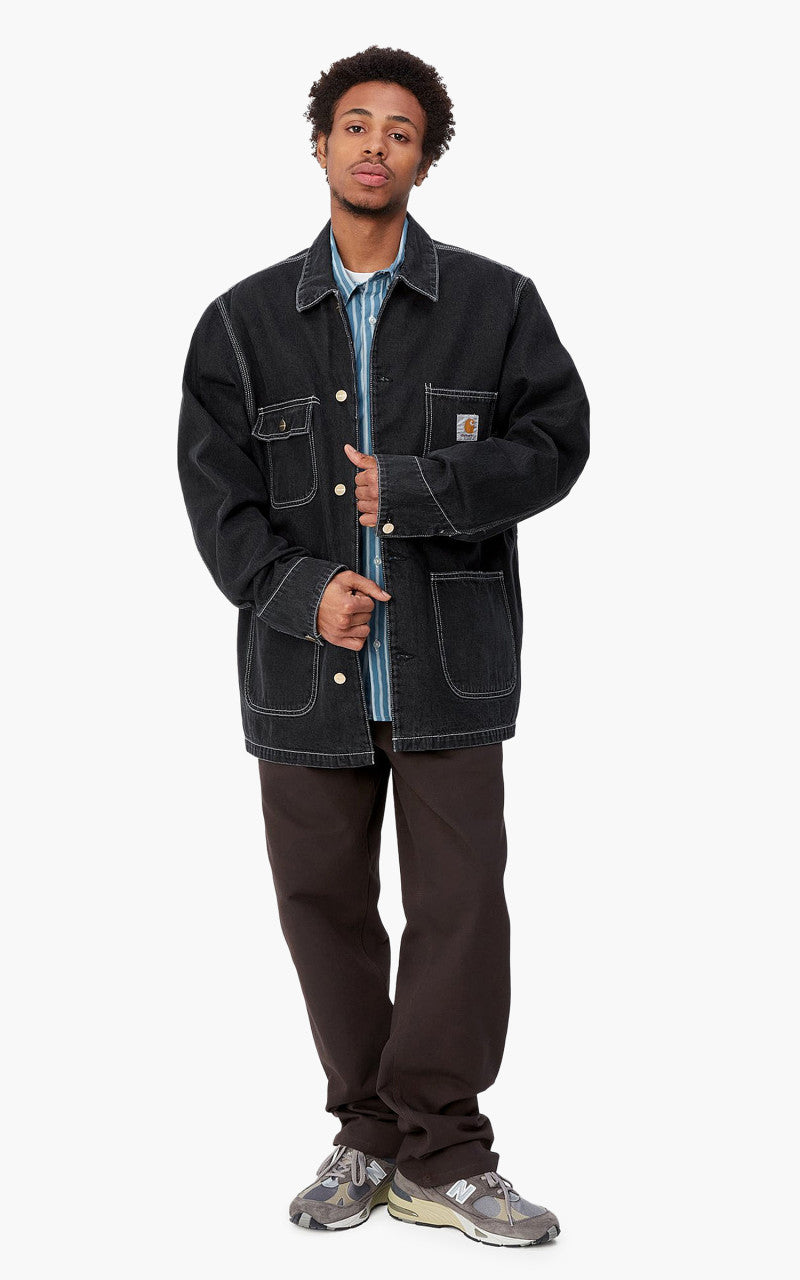 WIP OG Chore Coat Norco Denim Black Stone Washed