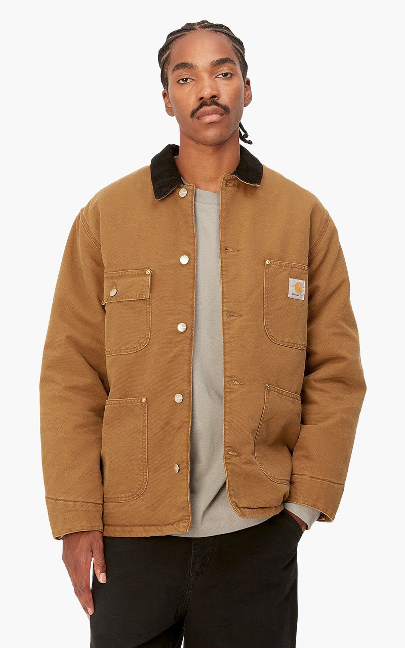 WIP OG Chore Coat Aged Canvas Deep H Brown/Black