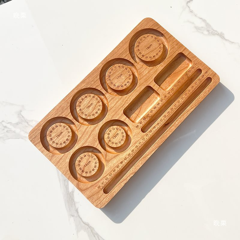 Solid Wood North American Black Walnut Jewelry Display Plate