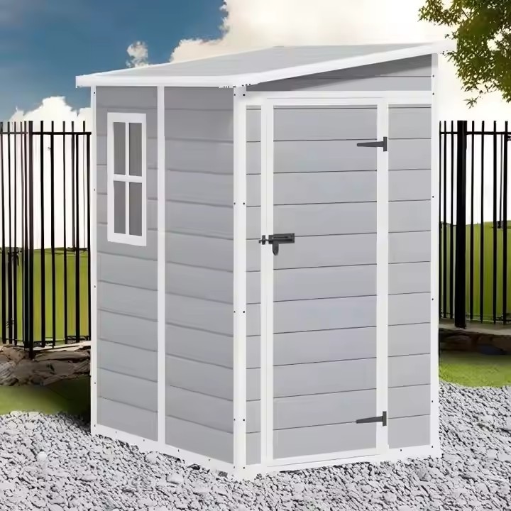 Waterproof Outdoor Plastic Garden Shed Small Lean to Shed for Garden Tools