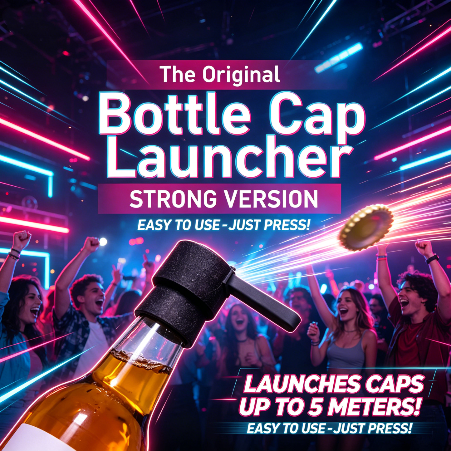🎁TikTok Last Day Sale - 70% OFF🔥Bottle Cap Launcher