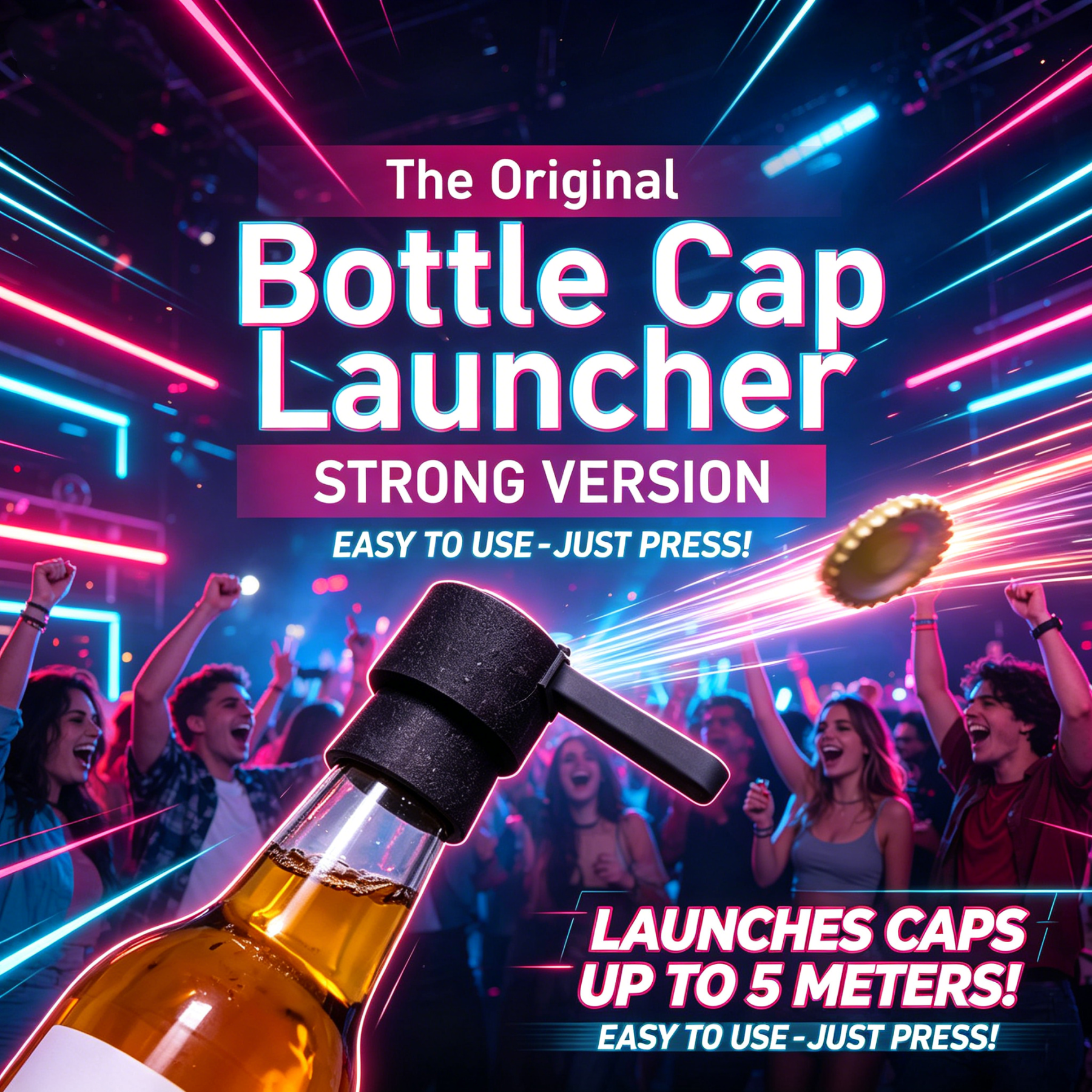 🎁TikTok Last Day Sale - 70% OFF🔥Bottle Cap Launcher
