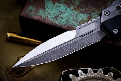 🔥Last Day Sale-Glykon OTF Automatic Knife Black Al + Ti (3.75