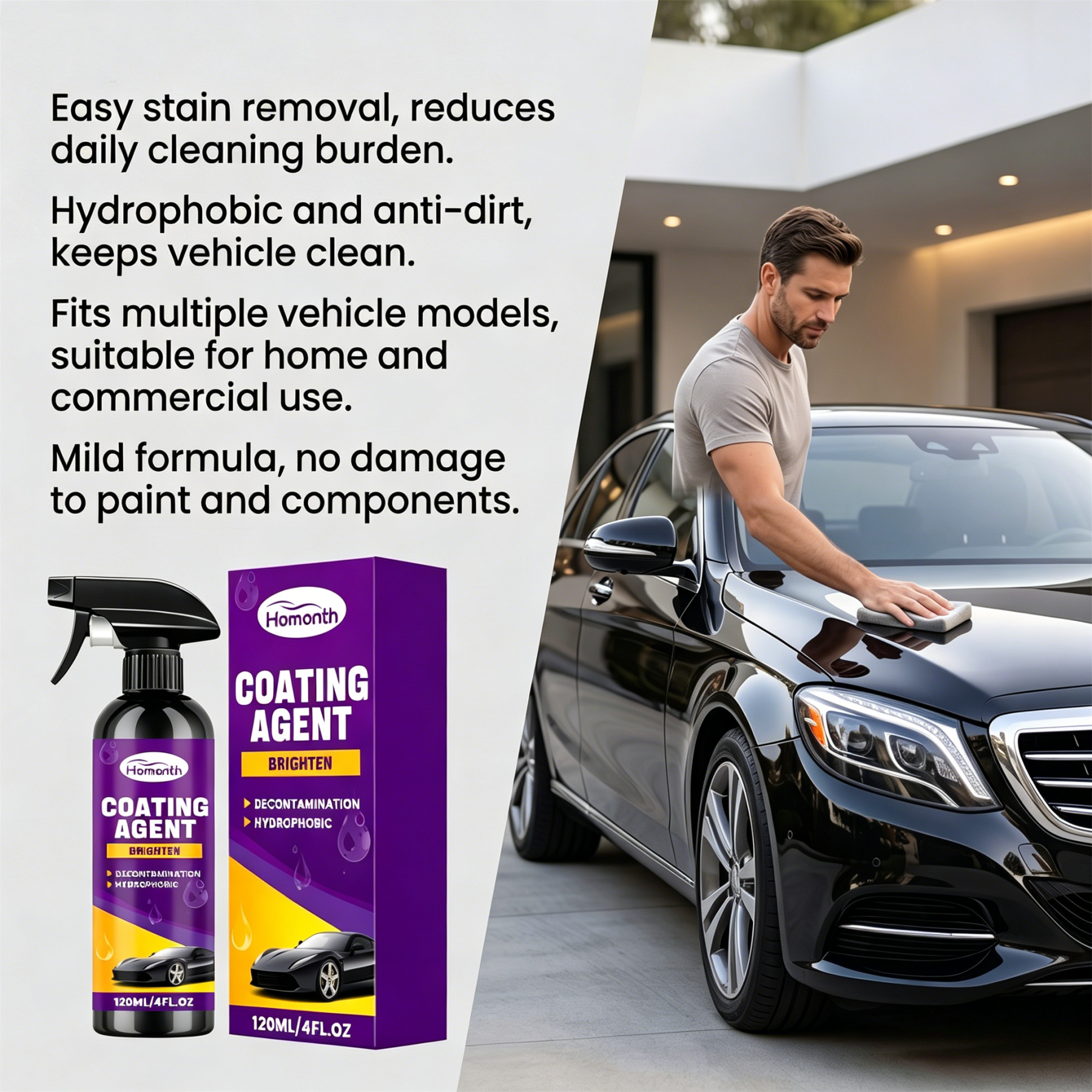 🎁TikTok Last Day Sale - 70% OFF🔥HOMONTH Car Coating Spray 