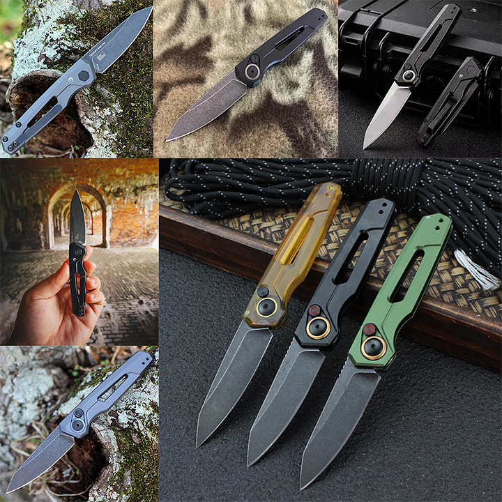 🔥Last Day Promotion- 🎄KL 11 Automatic Kni-fe Black Aluminum