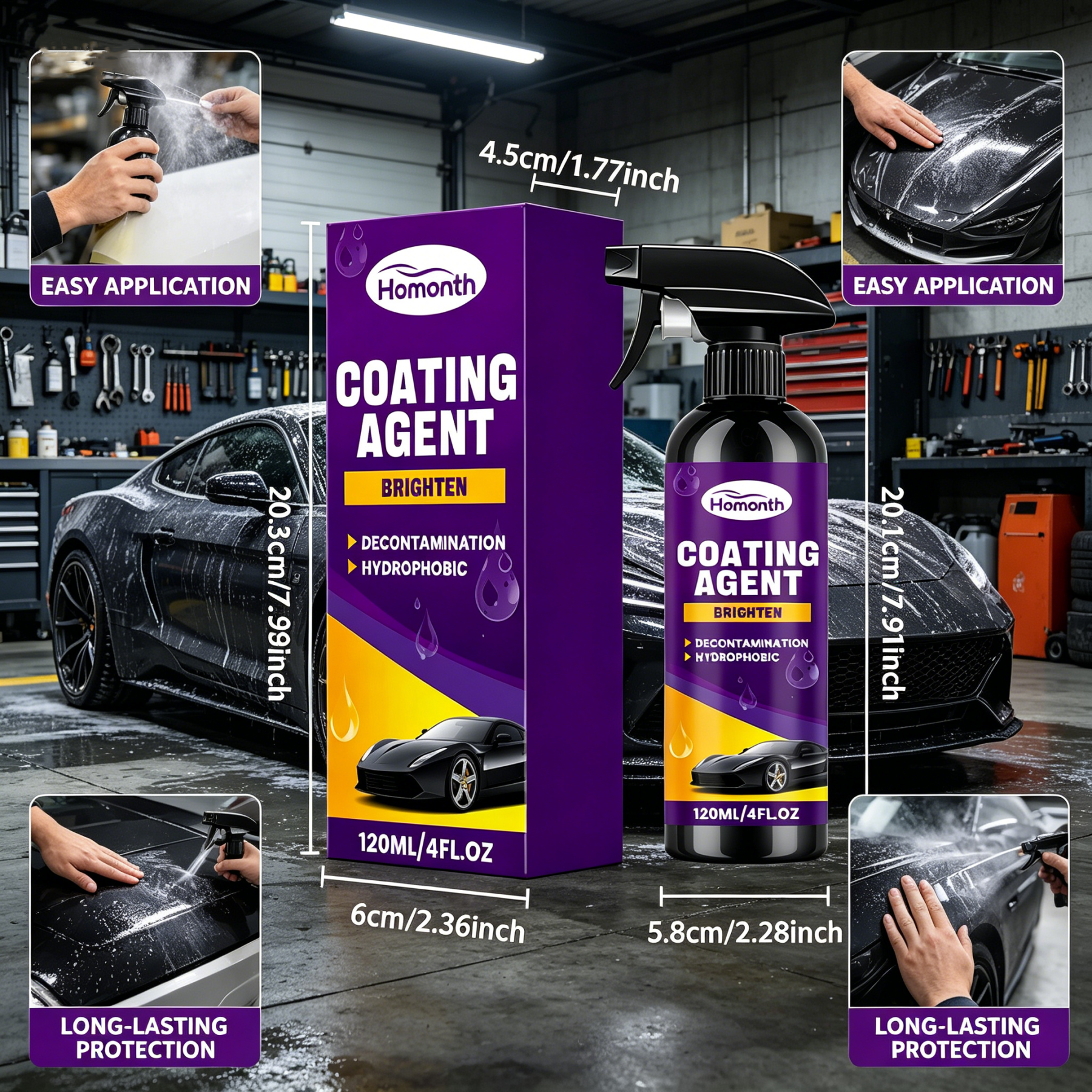 🎁TikTok Last Day Sale - 70% OFF🔥HOMONTH Car Coating Spray 