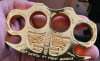 Holy Spiritus Constantine Brass Knuckle Paper Weight