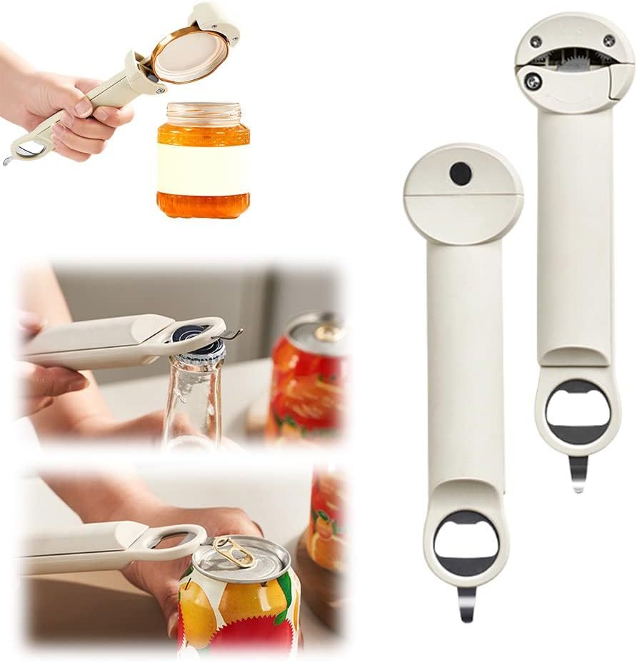 Multifunctional retractable bottle opener