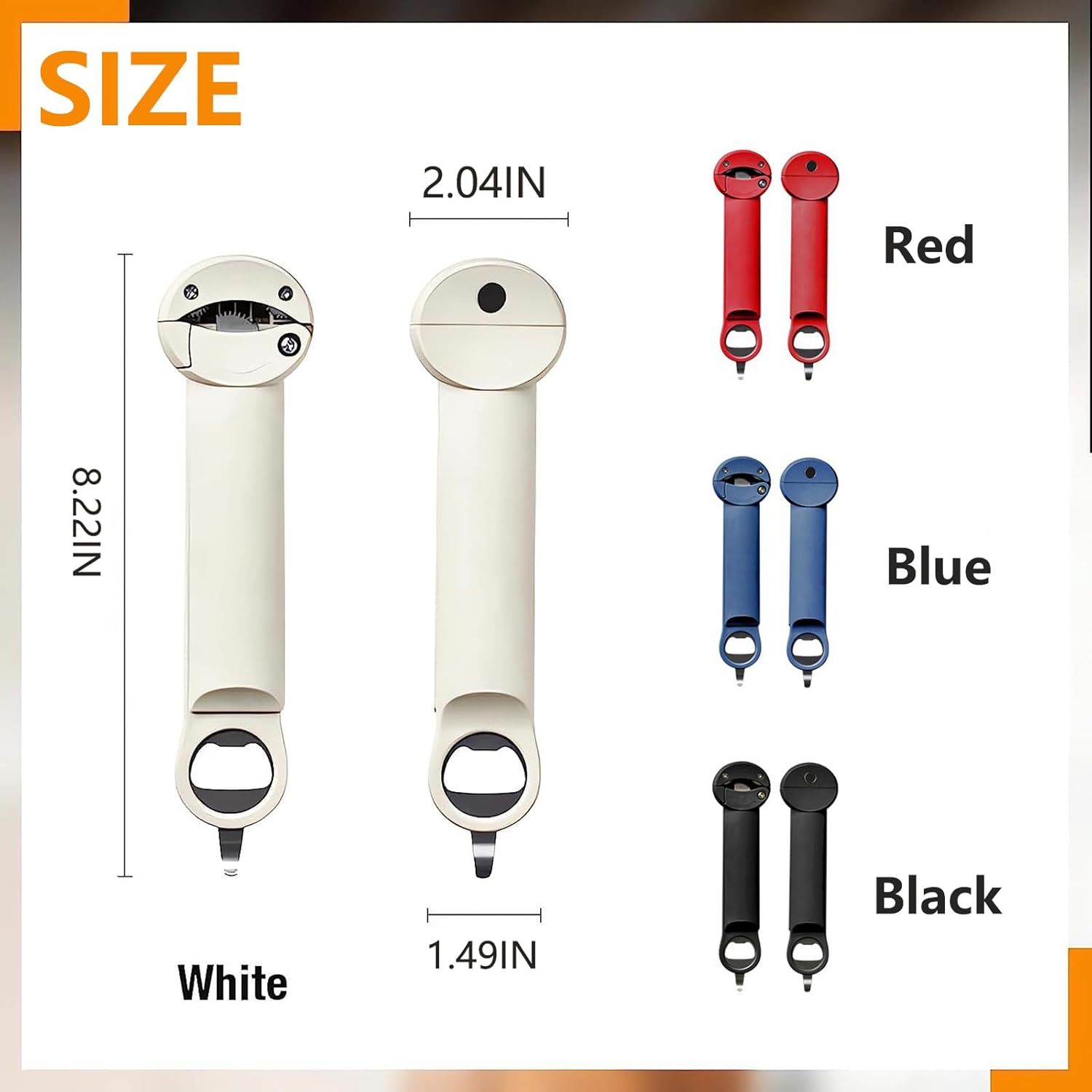 Multifunctional retractable bottle opener
