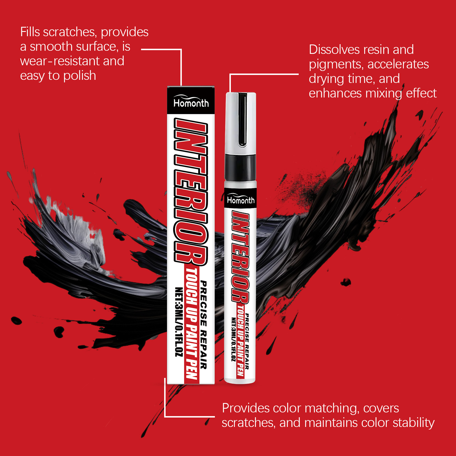 🎁TikTok Last Day Sale - 70% OFF🔥-Car interior plastic repair pen