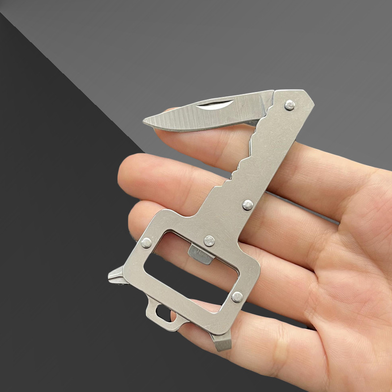 Five-in-one multifunctional keychain