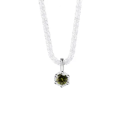 💎The meaning of moissanite necklace: The stars in the sky are not as bright as you.💎