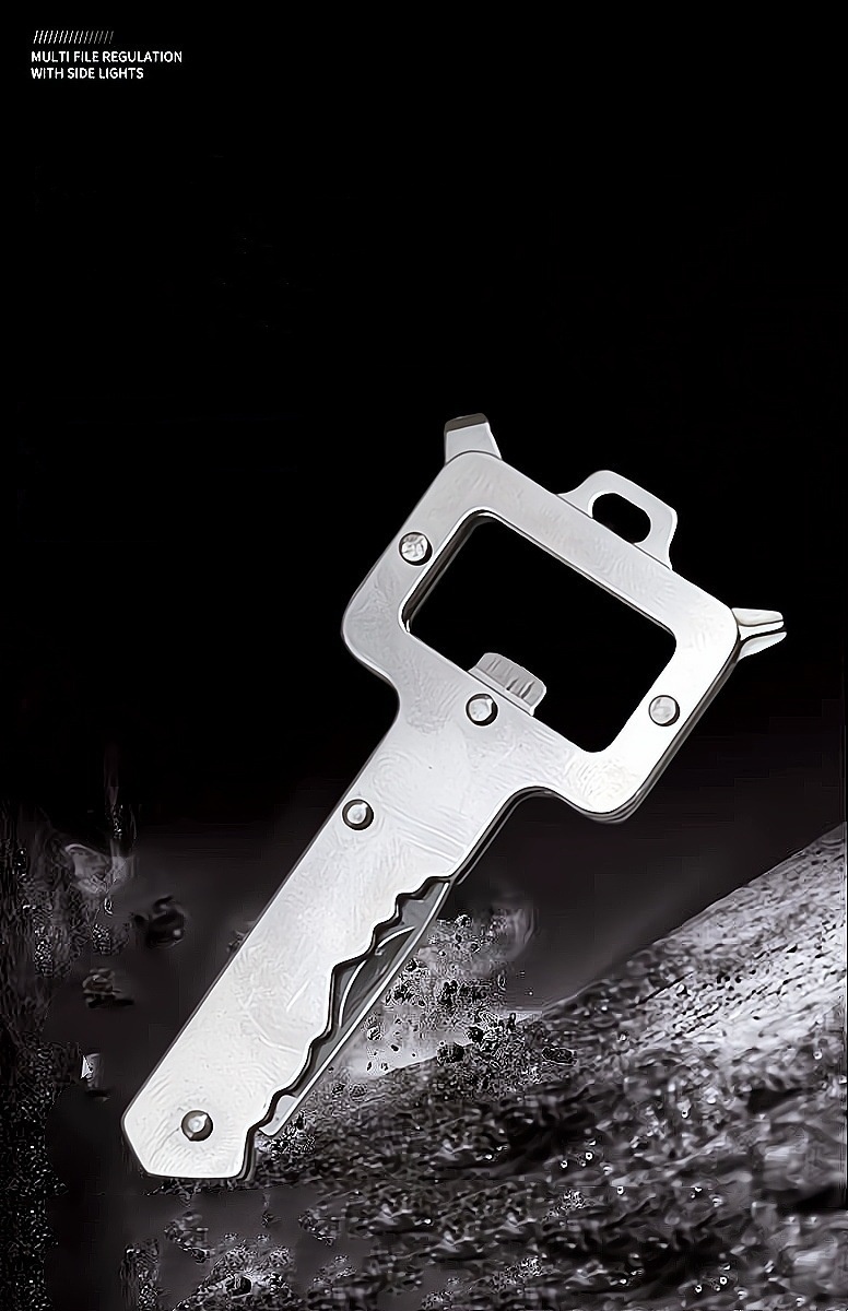 Five-in-one multifunctional keychain