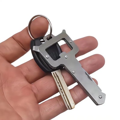 Five-in-one multifunctional keychain
