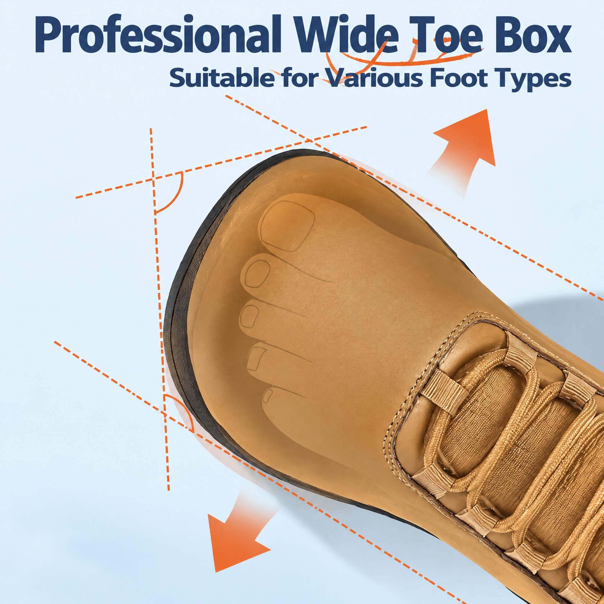 ⏰Last Day! 45% OFF🔥VELTOE® Men's Extra Wide Orthopedic Winter Shoes | Cashmere Lined Waterproof