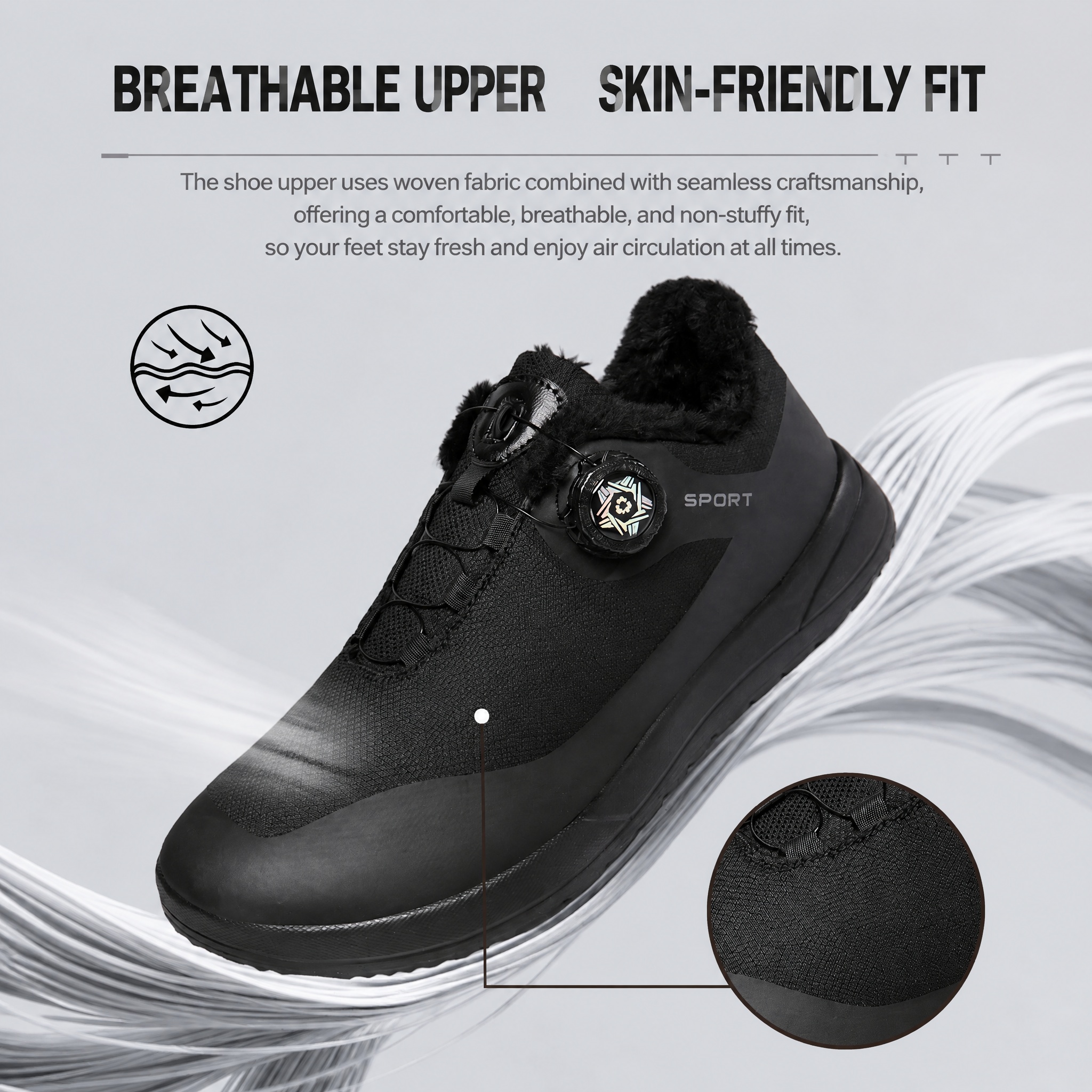 ⏰Last Day! 45% OFF🔥VELTOE®Men’s Wide Toe Winter Fleece Lined Barefoot Shoes