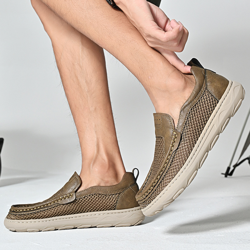 ⏰Last Day! 45% OFF  🔥MANTRAFF®Men's Breathable Mesh Slip-On Orthopedic Loafers
