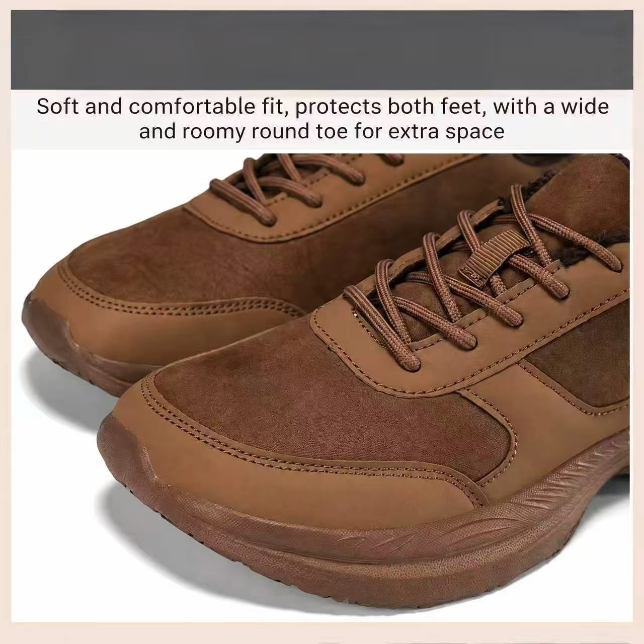 ⏰Last Day! 45% OFF🔥WIDERFIT®Women’s Winter Warm Fleece Lined Shoes